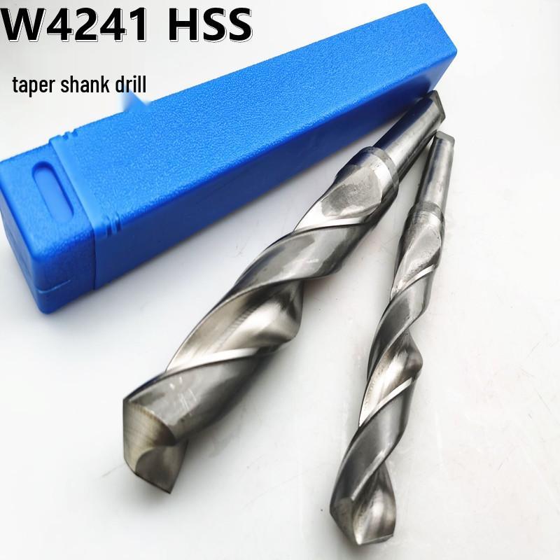 High-Speed Steel Taper Shank Drill, 10-70mm, Silver-White, HSS Twist Drill in Stock
