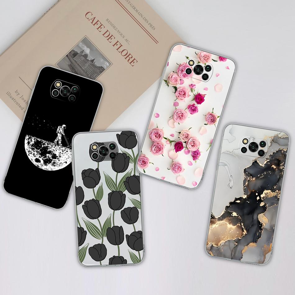 For Poco X3 Pro GT Case Creative Fun Soft TPU Silicone Clear Anti Choc Phone Back Cover For Poco X 3 Pro GT X3Pro X3GT NFC Funda