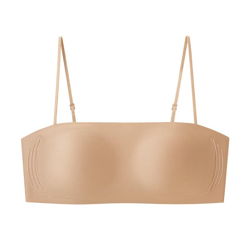 Strapless Seamless Invisible Non-slip Underwear Women's Soft Support Light Breathable Bra Removable Anti-light Beautiful Back Bra