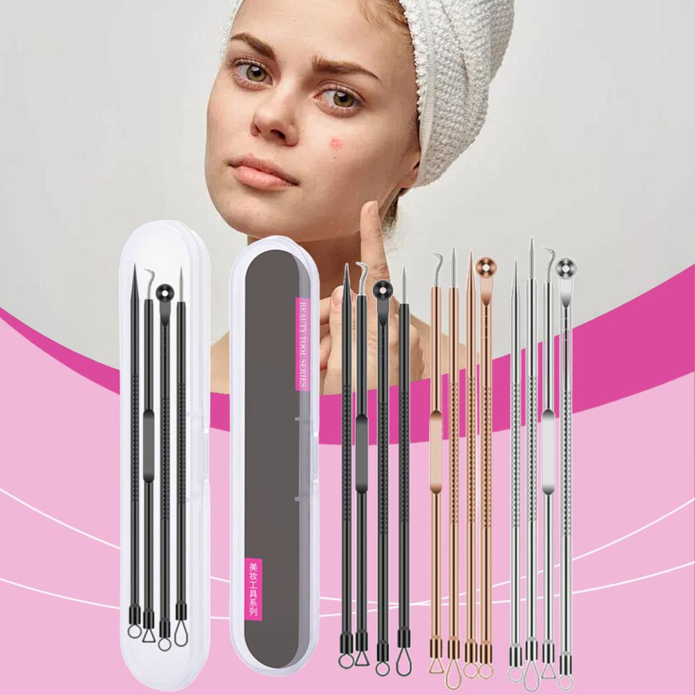 1pc Carbon Steel Antibacterial Blackhead Remover Tool Acne Salon Face Remove Pimples Spots Beau L7C8