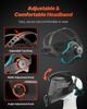 Welding Helmet Auto Darkening, 100 X 95 Mm True Color Welding Hood, 1/1/1/1 Solar-Powered Welder Mask 4 Arc Sensors, Wide Shade 4/5-9/9-13 for TIG MIG