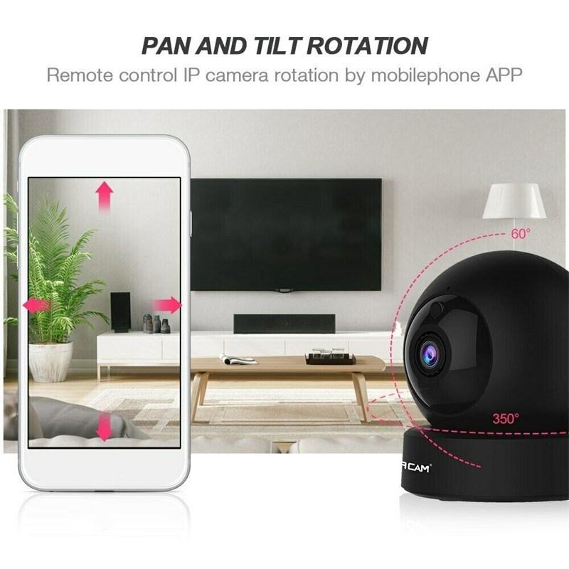 3MP PTZ Panoramic Camera 1080P FHD Home Security cam Wireless WiFi