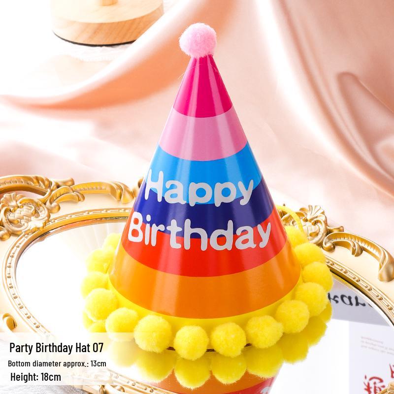 Irisierendes Diamantperlen-Geburtstags-Stirnband & Hut Party-Accessoires