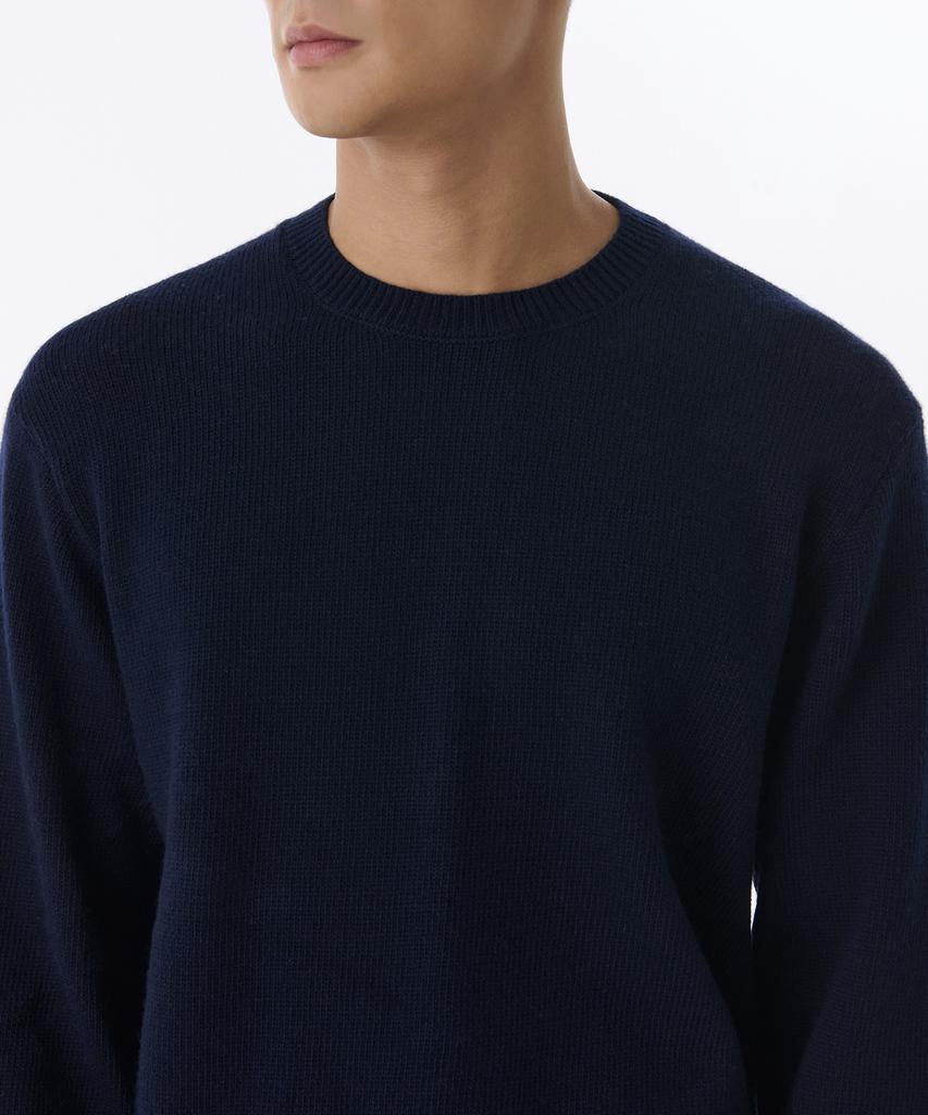 Musinsa Standard Essential Crew Neck Knit [Navy]