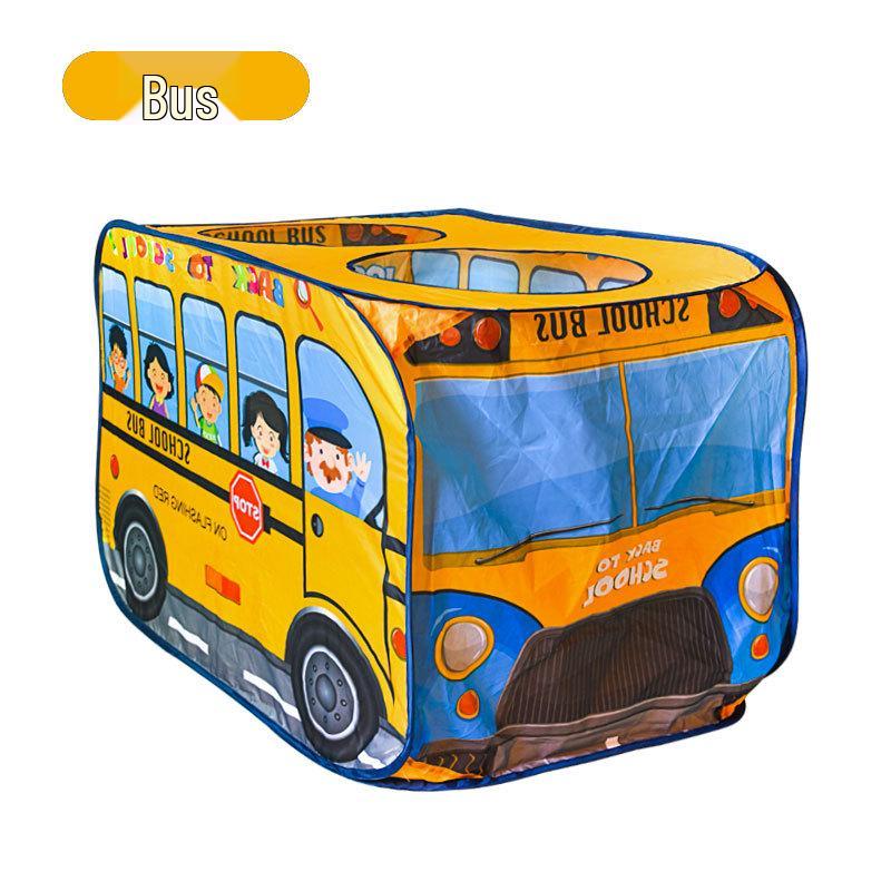 Kids' Fire Truck, Police Car, Bus, and Ambulance Play Tent for Indoor & Outdoor Fun