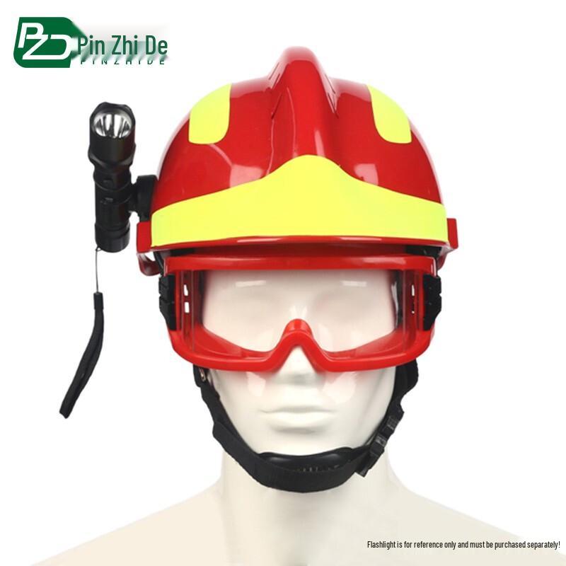 Rescue Safety Helmet with Lamp Holder and Goggles