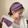 Style Wide Cross Headbands for Woman Solid Hairband Elastic Sports Yoga Headwear Girls Hair Band Hair Accessories