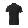 Li-Ning Comfortable Simple Solid Color Quick-Dry Versatile Fashion Short Sleeve Polo Shirt Men Tops Black APLV287-5