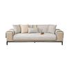 Thick Cotton-Blend Sofa Cover, Cozy Couch Cover And Snug Sofa Slipcover For 2-3 Seater Living Rooms