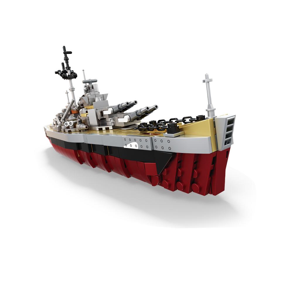 World War 2 Ww2 Army Military Soldiers Kms Bismarck Battleship Armored Vehicle Building Blocks Bricks Assembly Toys For Kids