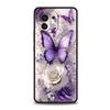 Blumen- und Schmetterlingsmuster Hülle Für Xiaomi Mi 15 14 13 12 11 Lite 14T 13T 12T 11T Pro Poco X7 X6 X5 X3 Pro F6 F5 F4 Abdeckung