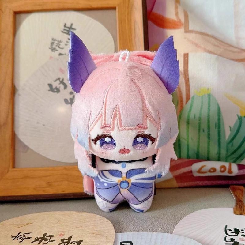 12cm Genshin Impact Plüschtiere Kaha Xiao Scaramouche Venti Anime Cartoon Figur Stoffpuppe Anhänger Schlüsselanhänger Geschenk für Kinder 12cm