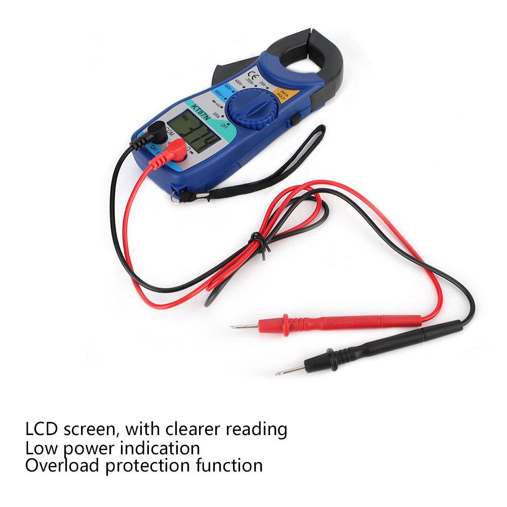KT87N 600V450V DCAC Digital Clamp Meter 20400A  Ammeter Digital Multimeter with LCD Display