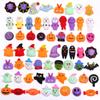 10/50Pcs Halloween Squishies Mochi Sensory Toys Soft Push Stress Relief Squeeze Toys For Kids Halloween Gifts Goodie Bag Stuffer