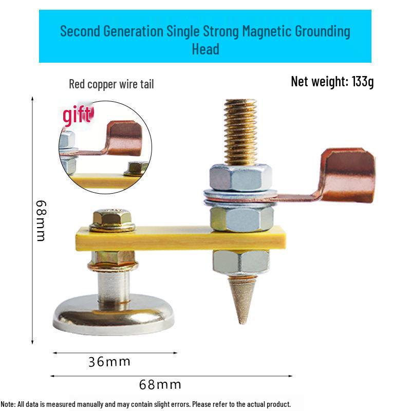 Strong Magnetic Welding Ground Clamp
