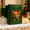 Coigi Advent Calendar 2025 24 Days Christmas Countdown with 24 Acrylic 2D Cute Corgi Pendants Dog-Themed Ornaments Set Holiday Gift