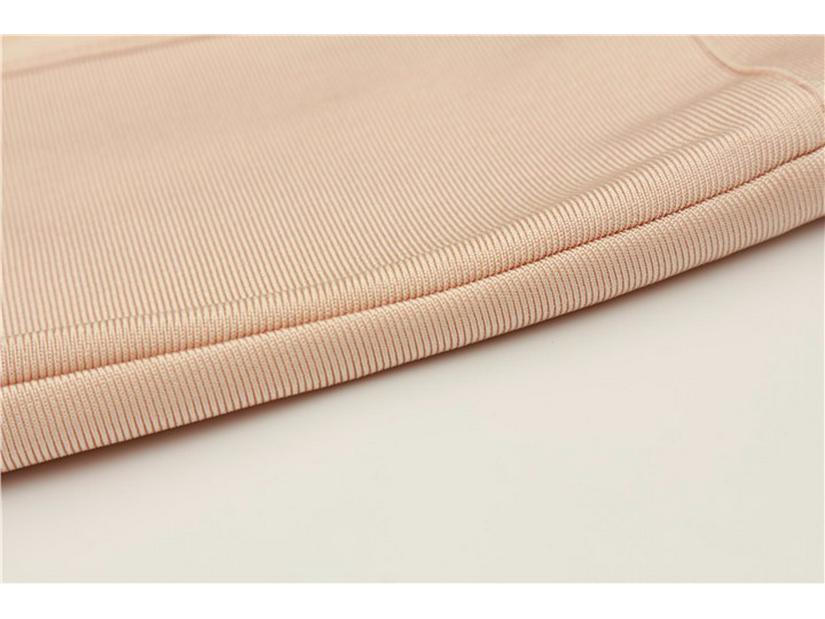 Szykowna spódnica bandażowa midi: Elegancki krój z wysokim stanem, elastyczny, dopasowany do bioder