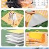 City Wave Waterproof Picnic & Camping Ground Mat - Thick, Foldable, Moisture-Proof, Portable