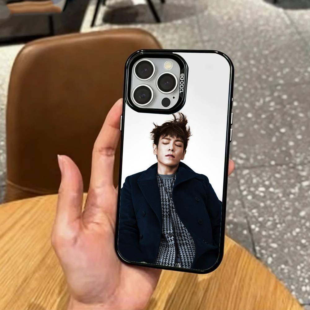 T.O.P C-Choi S-Seung H-Hyun Rapper Phone Case For iPhone17,16,15,14,13,12,11 Plus,Pro Max Colored Silver Plated Inside Cover iPhone12PRO
