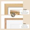 5x7 Picture Frame - 5 x 7 Photo Frame Made of Solid Oak Wood and Real Glass,Display Picture 4x6 with Mat or 5x7 Without Mat,5 by 7 Frames for Wall &