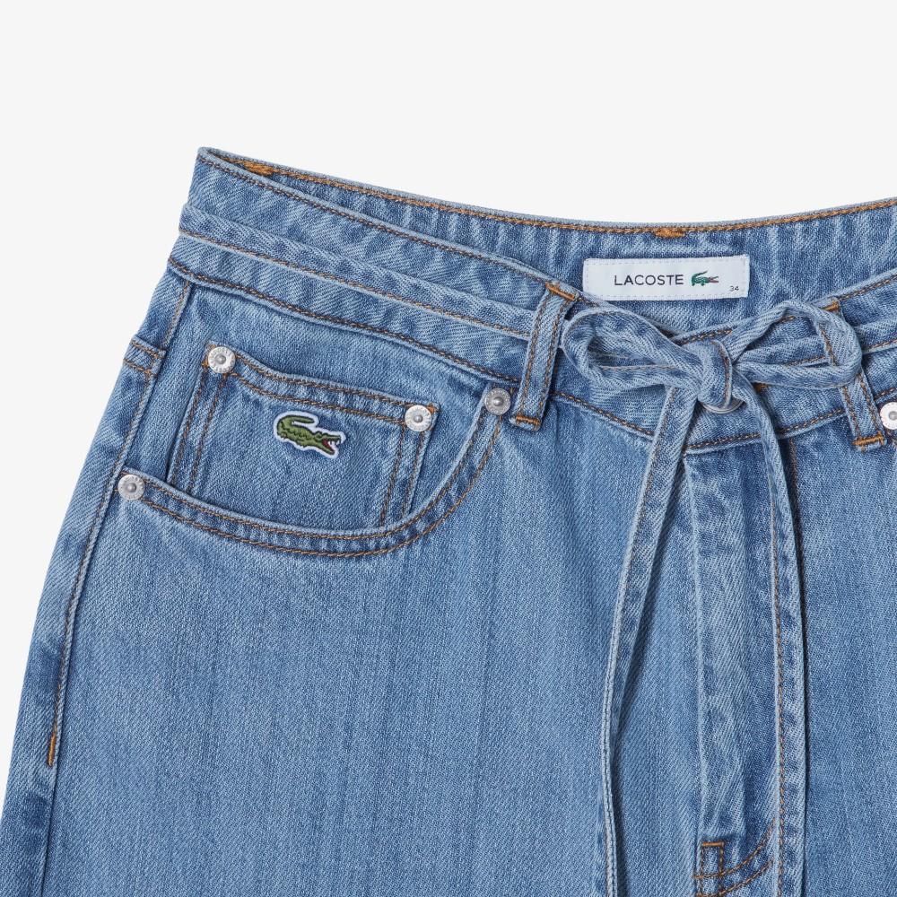 [lacoste] Women's Summer Denim Pants HF4622-56G36L