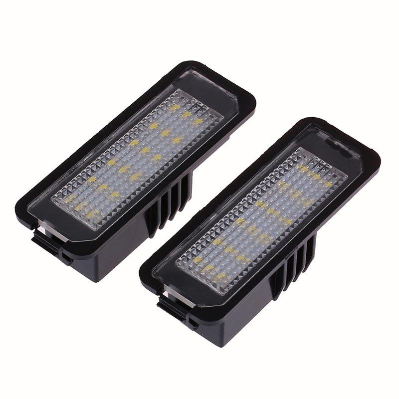 1Pair 18 LED NUMBER LICENSE PLATE LIGHT ERROR FREE FOR VW GOLF MK4 MK5 MK6 PASSAT B6 EOS