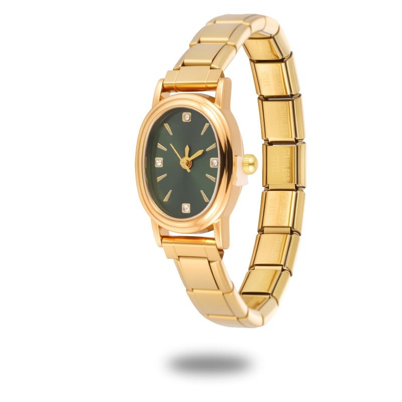 Vintage Luxury High Quality Women's Men's Stainless Steel Windmill Shaped Watch Bracelet For Friend Birthday DIY Jewelry Gifts