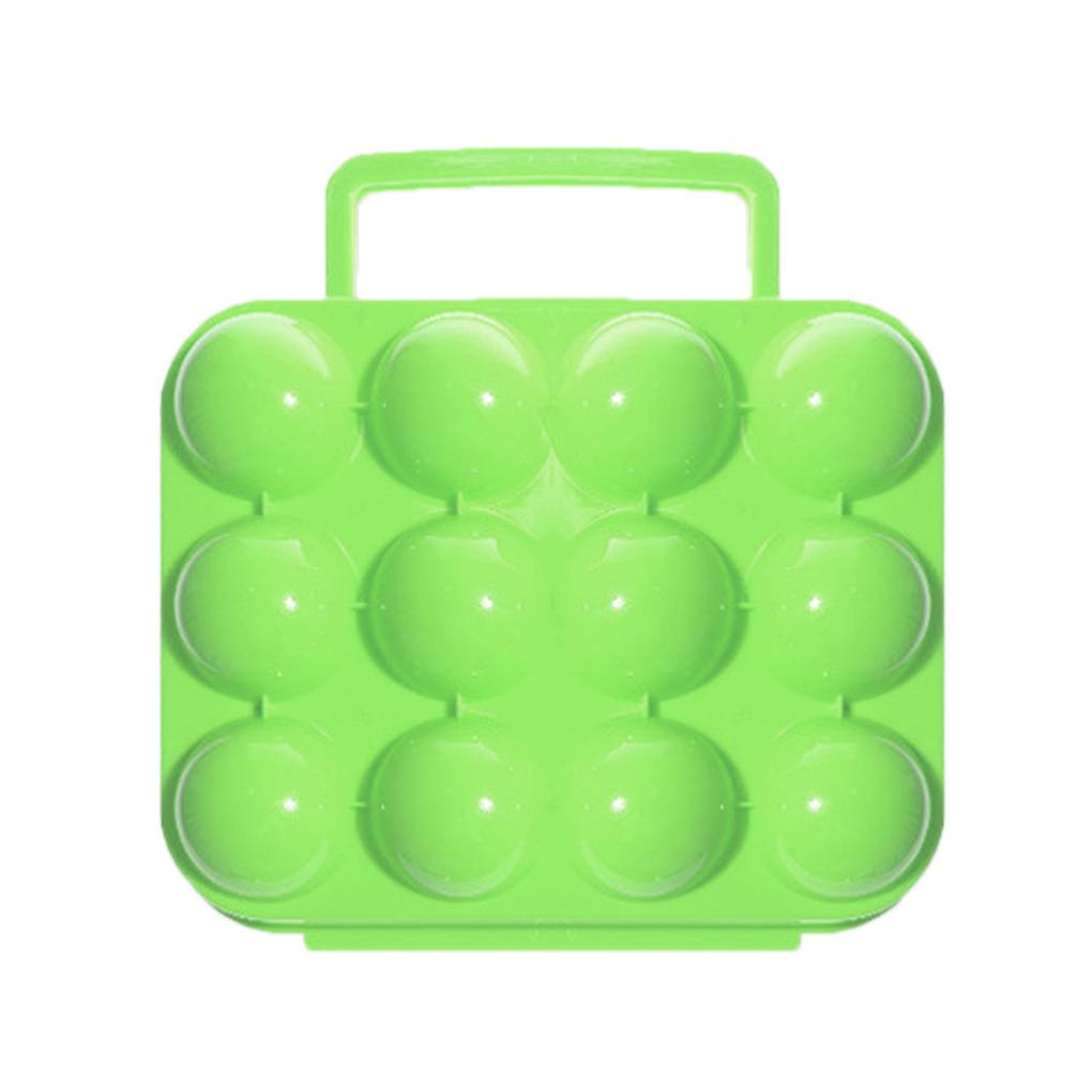 Eierboxen mit Doppelverschluss und Schäkel, PP-Eierhalter, Aufbewahrungsboxen für Camping