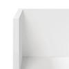 Wall Shelves 2 pcs. White 75 x 16.5 x 16.5 cm Particleboard