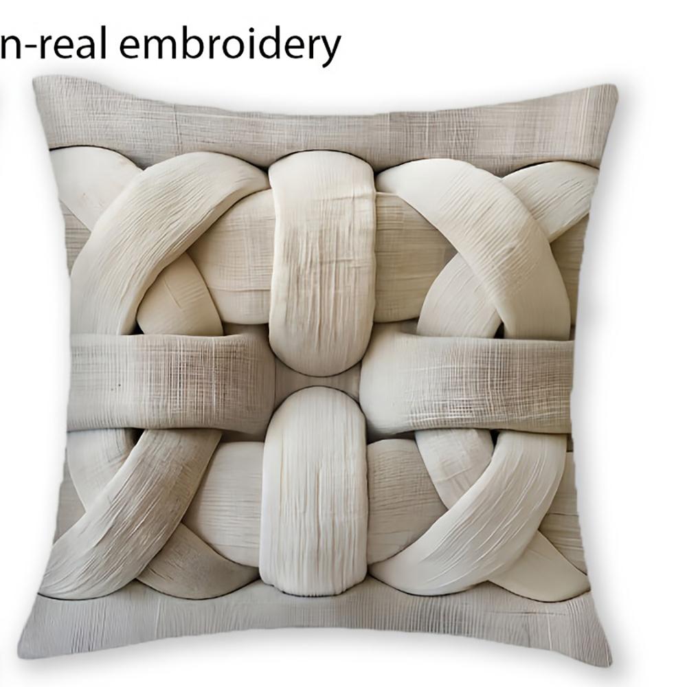 1/4pcs Soft 2D Printed Pillowcases with Unique Pattern Sofa cushion cover home bedroom room decoration
