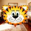 Cartoon Balloon Giraffe Tiger Lion Head Animal Foil Balloon Jungle Safari Birthday Party Decorations Kids Gift Toy Helium Air Globos