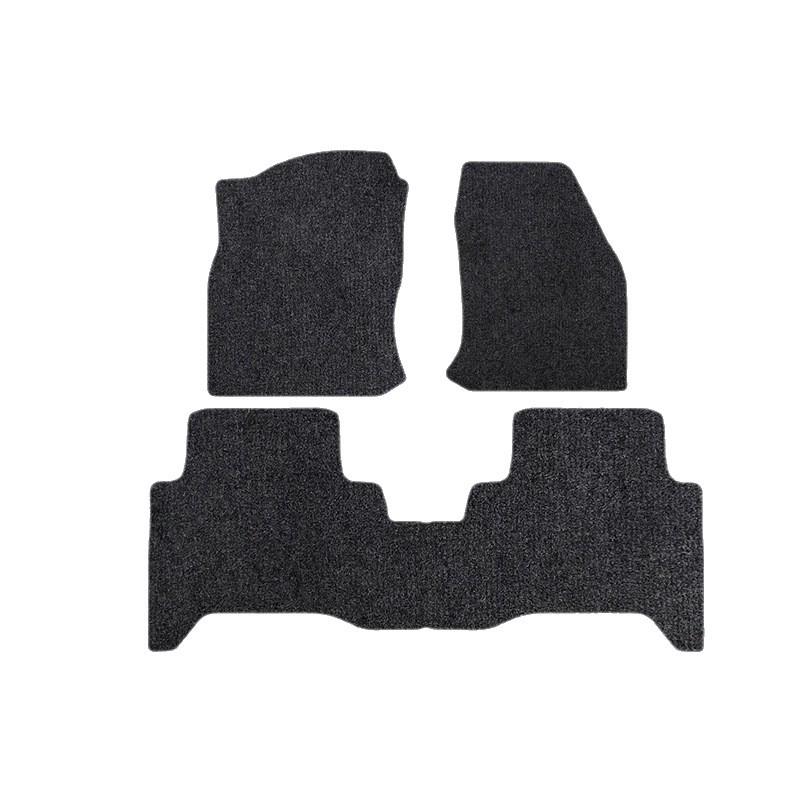 Black Nylon Car Floor Mats for SAIC Volkswagen Teramont Pro (2021-2025) - Anti-Wear Design