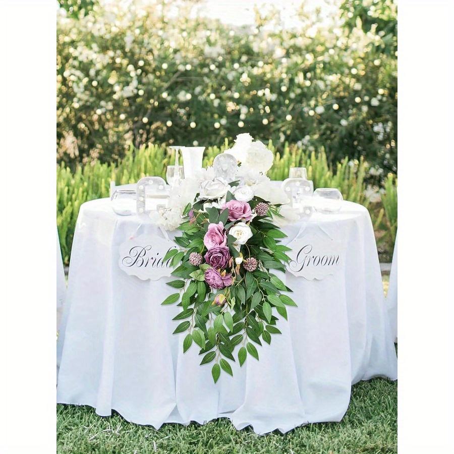 Künstliche Italienischer Ruscus Grünzweige 19,7" Falsche Weidenblattzweige Künstlicher Grüner Blattspray für Hochzeitsstrauß Bogen Girlande Tischdekorationen