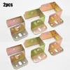 2*U Shaped Bed Connecting Connector Brackets Fixings Components Centre-Support