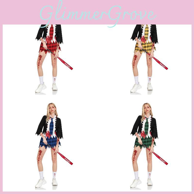 Unisex Vampir-Schüler-Outfit Perfekt für Spiel Anime Rollenspiel