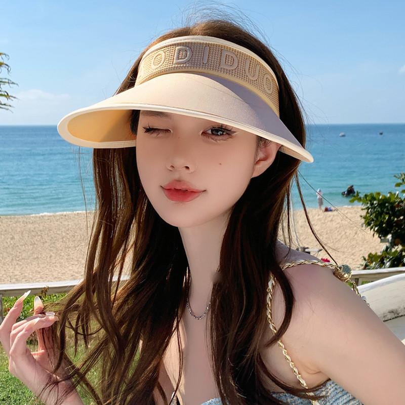 Summer Uv Protection Summer Hat With Wide Brim And Breathable Ice Silk For Outdoor Women