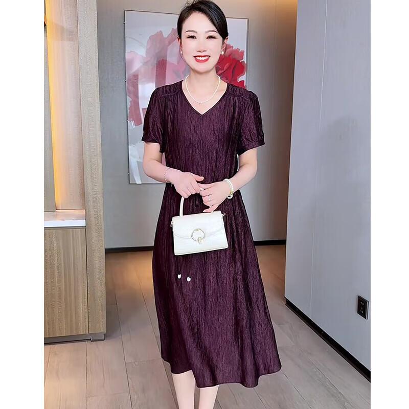 XUEXI Elegant Summer Midi Dress 2XL