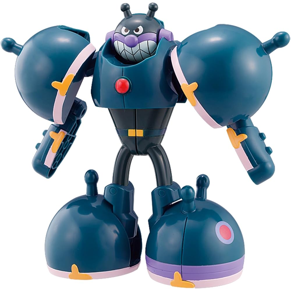 Bandai Chiki Chiki Transformation! Koutetsu Baikinman and Gorongoro Toy for Ages 3 and Up