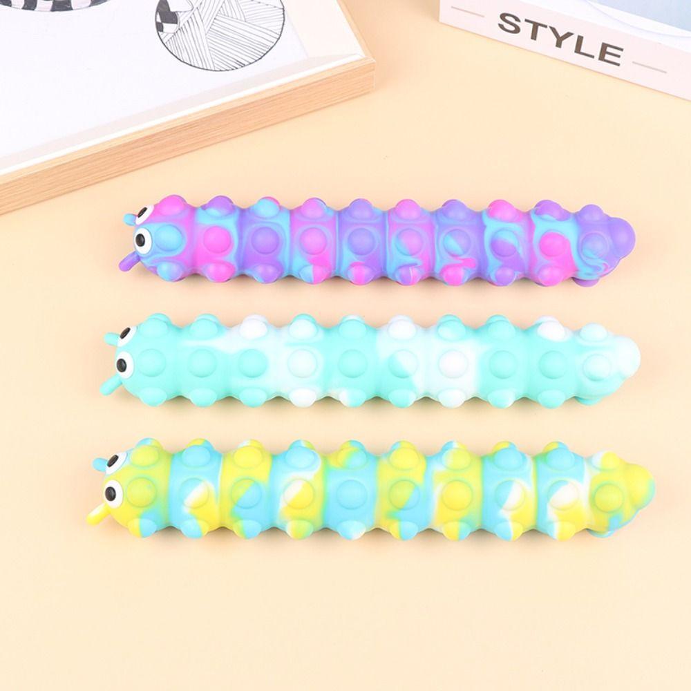 Gift Fidget Squeeze Suction Cup Toys Caterpillar Sucker Bubble Caterpillar Fidget Sucker Toys