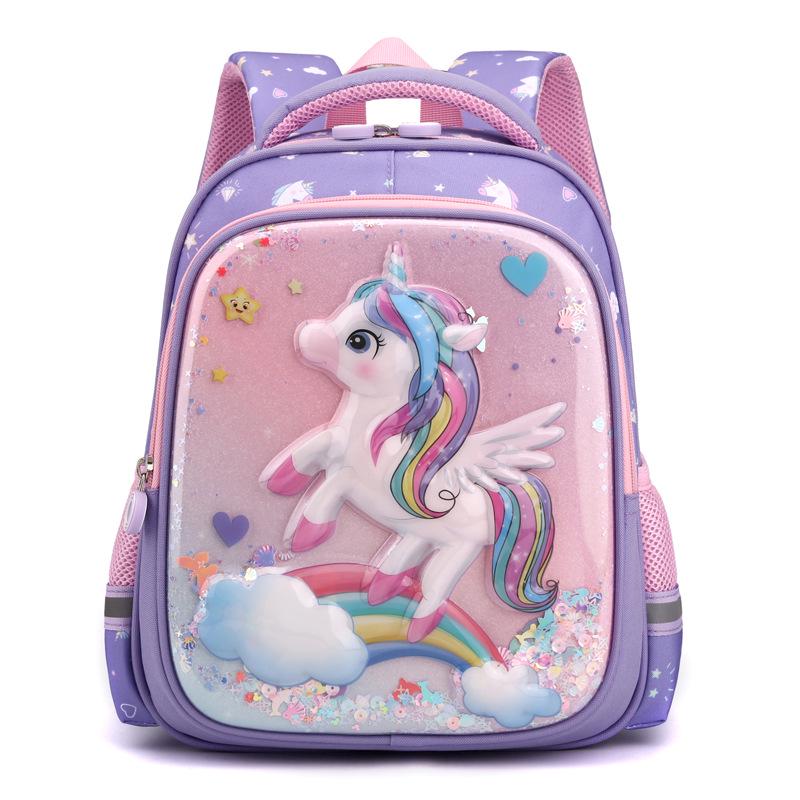 

Новый рюкзак с единорогом и русалкой для девочек младшего школьного возраста на 2023 год: Идеально для детского сада и до третьего класса