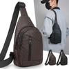 Herren-Freizeit-Mehrzweckrucksack, stilvoll und schlicht, ein Schultertasche, wasserabweisend, große Kapazität, tragbare Cross-B
