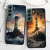 Lighthouse Phone Case For Samsung Galaxy S22 S25 Ultra S21 S10 Plus S26 Edge S20 S23 S24 FE Cover Silicone Soft TPU Clear Sh