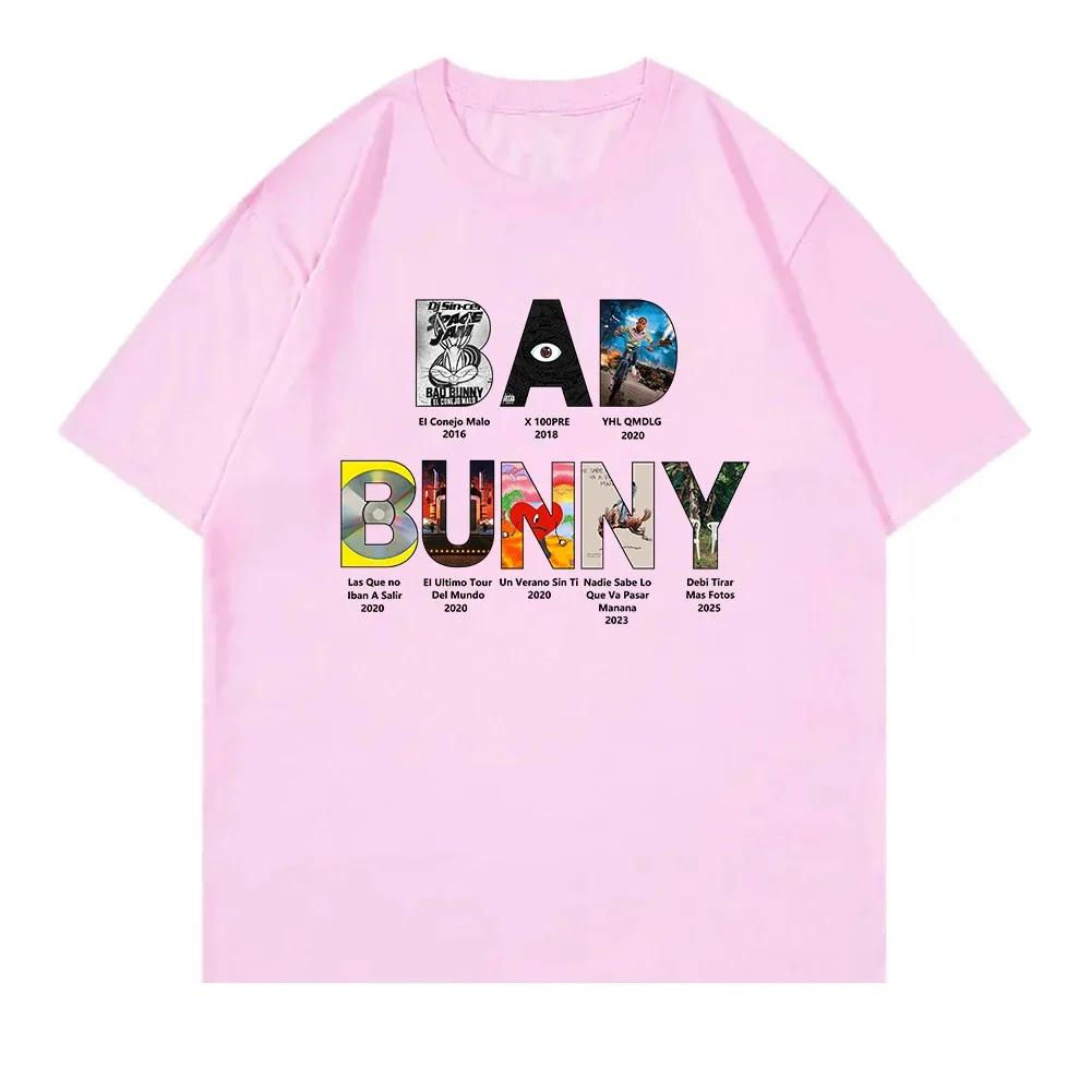 BAD BUNNY DeBÍ TiRAR MáS FOToS TShirt All Album Women Clothing Retro Harajuku High Quality Clothes Fans TShirts