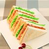 Fake Sandwich Simulated Sandwich Photography Accessories Sandwich Model 15*12*5cm Artificial Food Cake Shop Display