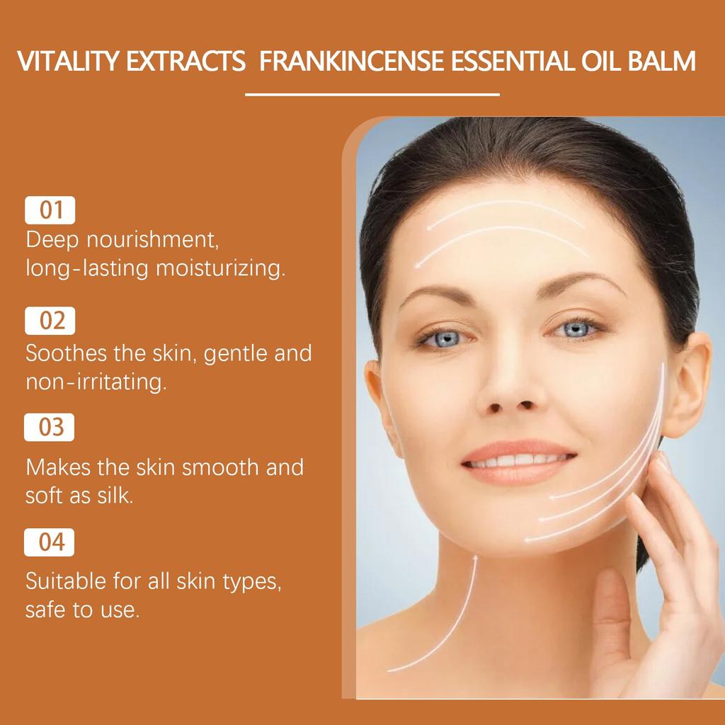 Vitality Serum Frankincense Balm Synergistically Repairs, Locks In Moisture, Soothes And Nourishes Frankincense Balm