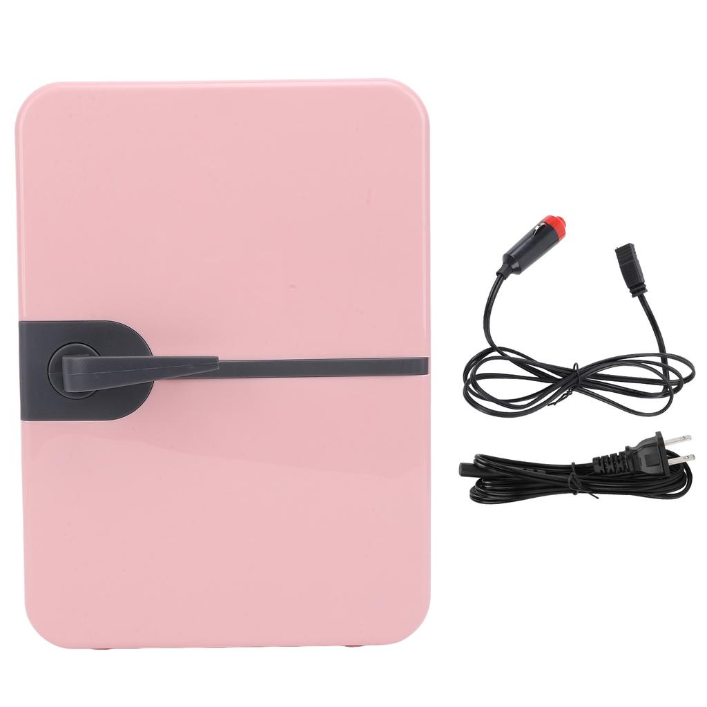 Mini Koelkast voor Thuis- en Autogebruik 6L Draagbare Elektrische Koeler Warmer Koelkast met Handvat voor