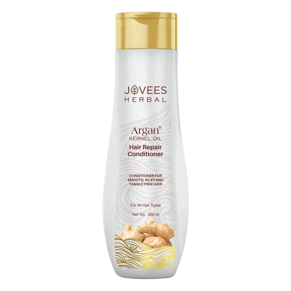 Jovees Herbal Argan Kernel Oil Hair Repair Natural Conditioner For Smooth Silky Tangle-Free Hair 300Ml