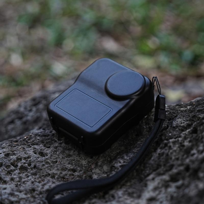 Shockproof Water Resistant EVA Protective Case for Thumb Action Cameras Secure Lock and Adjustable Straps