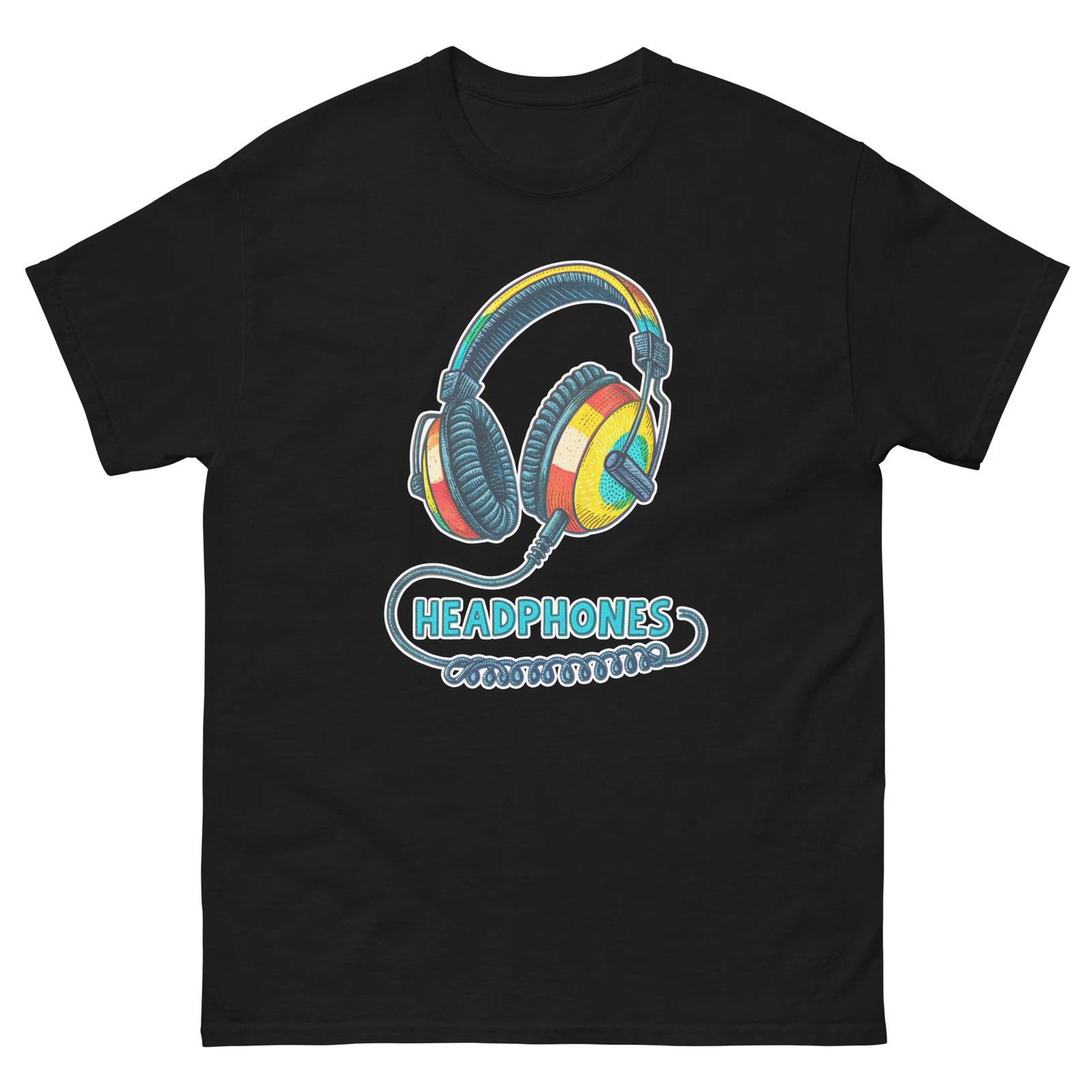 

Headphones School Classroom Object Office Teacher T-Shirt 3XL