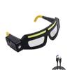 Waterproof Full View Floodlight Goggles Lightweight LED Headlight Glasses  Waterproof